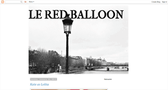 Desktop Screenshot of leredballoon.blogspot.com