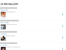 Tablet Screenshot of leredballoon.blogspot.com