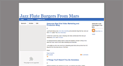 Desktop Screenshot of jazzfluteburgersfrommars.blogspot.com