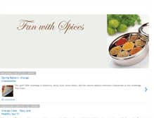 Tablet Screenshot of funwithspices.blogspot.com