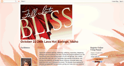 Desktop Screenshot of fallintobliss.blogspot.com