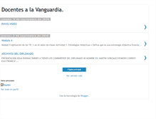 Tablet Screenshot of docentesalavanguardia.blogspot.com