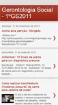 Mobile Screenshot of gerontologiasocial-1gs2011.blogspot.com