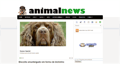 Desktop Screenshot of animalnewsblog.blogspot.com