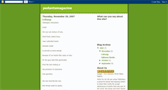 Desktop Screenshot of pedantsmagazine.blogspot.com