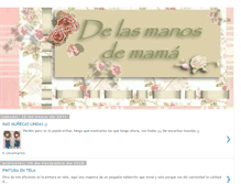 Tablet Screenshot of delasmanosdemama.blogspot.com
