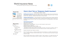 Desktop Screenshot of freeworldinsurancenews.blogspot.com