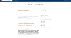 Desktop Screenshot of biopathologie.blogspot.com