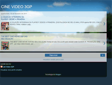 Tablet Screenshot of cinevideo3gp.blogspot.com
