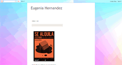 Desktop Screenshot of eugenia-hernandez.blogspot.com