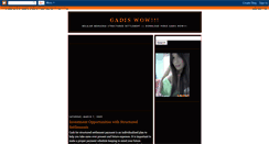 Desktop Screenshot of gadis-wow.blogspot.com