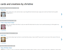 Tablet Screenshot of cardsandcreationsbychristine.blogspot.com