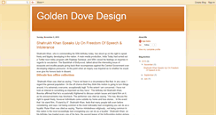 Desktop Screenshot of goldendovedesign.blogspot.com