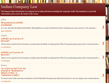 Tablet Screenshot of indiancorporatelaws.blogspot.com