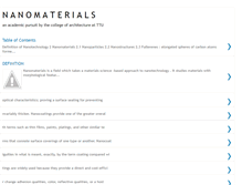 Tablet Screenshot of nanomaterialstech.blogspot.com