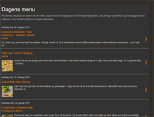 Tablet Screenshot of dagensmenu.blogspot.com