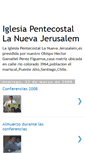 Mobile Screenshot of iglesiapentecostallanuevajerusalem.blogspot.com