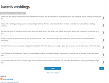 Tablet Screenshot of karenwedding.blogspot.com