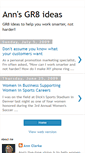Mobile Screenshot of gr8ideasatwork.blogspot.com