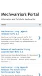 Mobile Screenshot of mechwarriorportal.blogspot.com