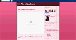 Desktop Screenshot of alasinwonderland.blogspot.com