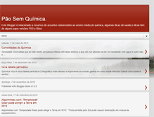 Tablet Screenshot of paosemquimica.blogspot.com