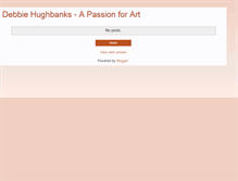 Tablet Screenshot of debbiehughbanks.blogspot.com