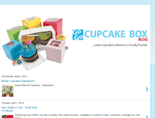 Tablet Screenshot of gogocupcakeboxes.blogspot.com