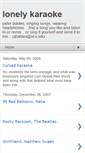 Mobile Screenshot of lonelykaraoke.blogspot.com