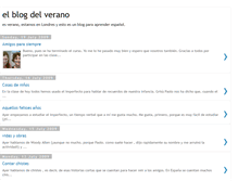 Tablet Screenshot of elblogdelverano-profe.blogspot.com