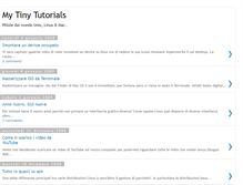 Tablet Screenshot of mytinytutorials.blogspot.com