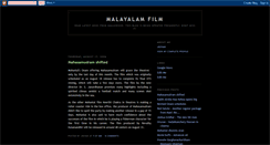 Desktop Screenshot of malayalam-film.blogspot.com