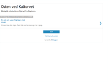 Tablet Screenshot of ostenvedkultorvet.blogspot.com