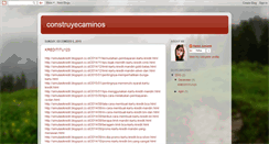 Desktop Screenshot of construyecaminos.blogspot.com