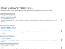 Tablet Screenshot of lynnoconnornotes.blogspot.com
