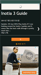 Mobile Screenshot of inotia3guide.blogspot.com