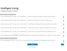 Tablet Screenshot of inteligentliving.blogspot.com