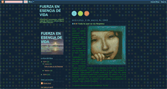 Desktop Screenshot of fuerzayesenciadevida.blogspot.com