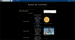 Desktop Screenshot of blogg-do-luis.blogspot.com