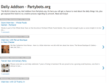 Tablet Screenshot of partybots.blogspot.com