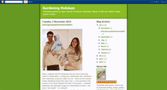 Desktop Screenshot of gardeningholidays.blogspot.com