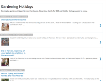 Tablet Screenshot of gardeningholidays.blogspot.com
