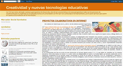 Desktop Screenshot of creatividadynuevasteceduc.blogspot.com