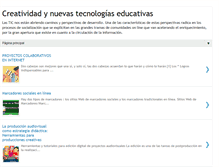 Tablet Screenshot of creatividadynuevasteceduc.blogspot.com