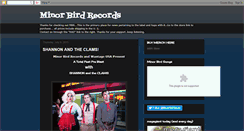 Desktop Screenshot of minorbirdrecords.blogspot.com