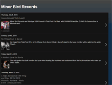 Tablet Screenshot of minorbirdrecords.blogspot.com