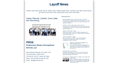 Desktop Screenshot of layoffnews.blogspot.com