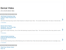 Tablet Screenshot of dentalvideo.blogspot.com