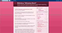 Desktop Screenshot of biblioteca-alfonsina.blogspot.com