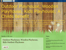 Tablet Screenshot of playhouseoutdoor.blogspot.com